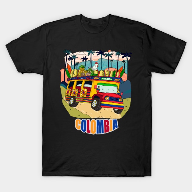 colombian chiva T-Shirt by Ragna.cold